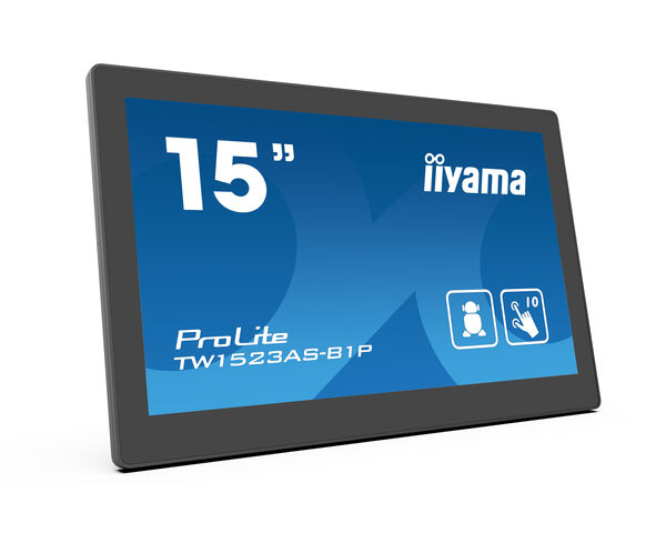 ProLite TW1523AS-B1P - 15.6” Full HD PCAP 10pt touch screen with Android and POE Technology
