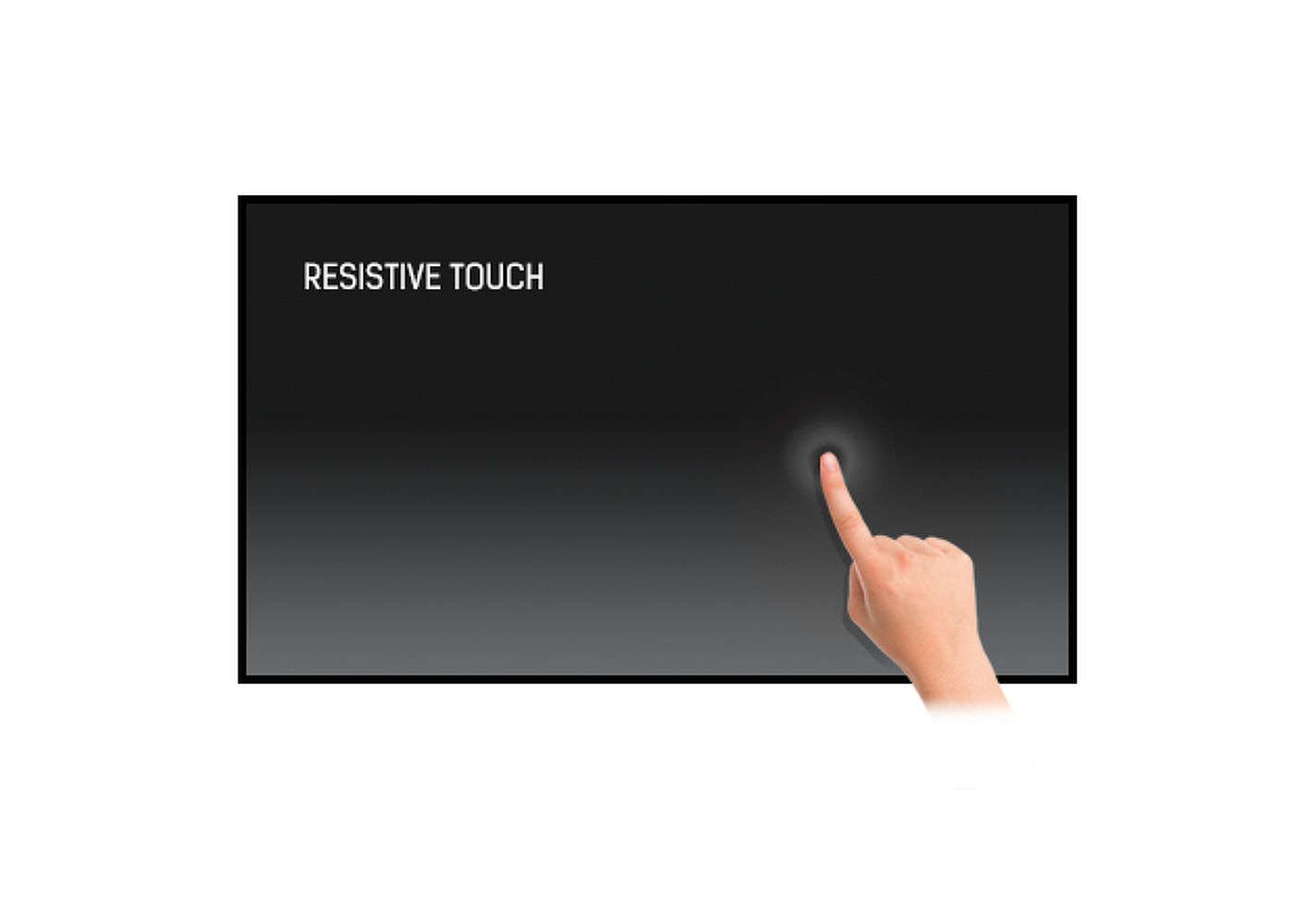 Touch tehnologija - Rezistivna