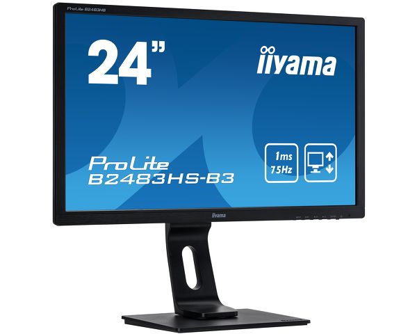 ProLite B2483HS-B3 - Full HD LED monitor with 1 ms response time, perfect choice for home and office
