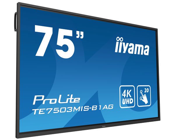 ProLite TE7503MIS-B1AG - 75" interactive 4K UHD LCD Touchscreen with integrated annotation software