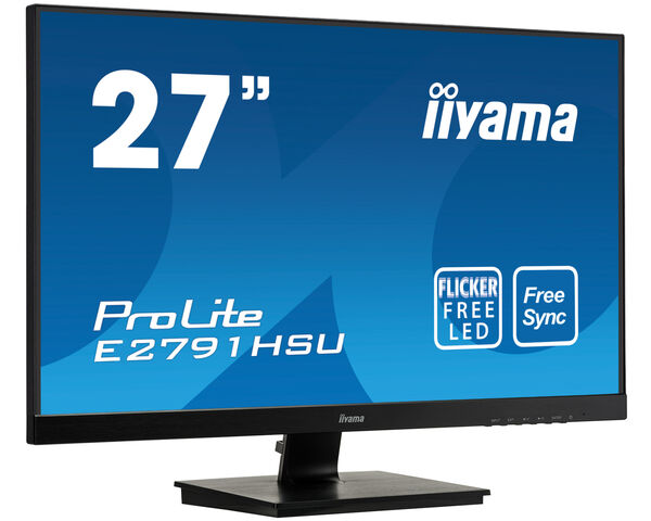 ProLite E2791HSU-B1 - 27’’ solid Full HD monitor your eyes will love
