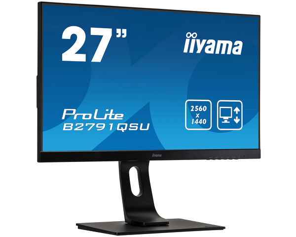 ProLite B2791QSU-B1 - High-end 27” WQHD monitor met veel beeldinformatie en werkruimte op het scherm