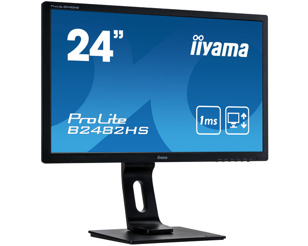 ProLite B2482HS-B1 - Full HD LED monitor with 1 ms response time, perfect choice for home and office