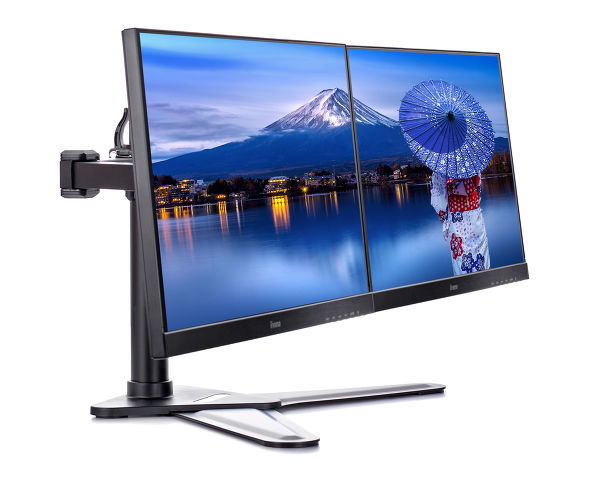 DS1002D-B1 - Comfortable dual  monitor arm stand