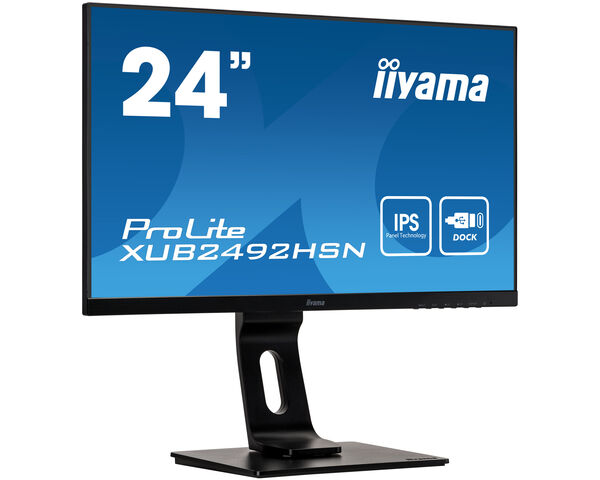 ProLite XUB2492HSN-B1 - 23.8'' (60.5 cm) Monitor mit IPS-Panel Technologie und USB-C-Anschluss