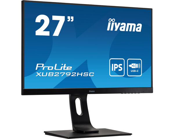 Prolite XUB2792HSC-B1 - 27’’ (68.6 cm) Desktop-Monitor mit USB-C-Anschluss und IPS-Panel-Technologie