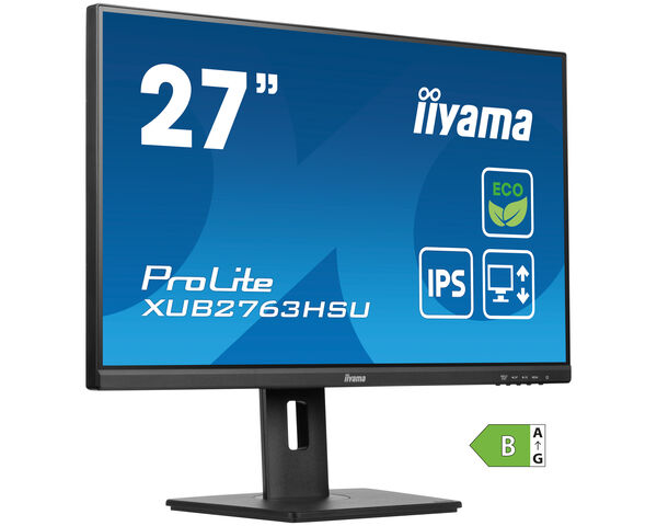 ProLite XUB2763HSU-B1 - 27" panel IPS Full HD z klasą energetyczną B