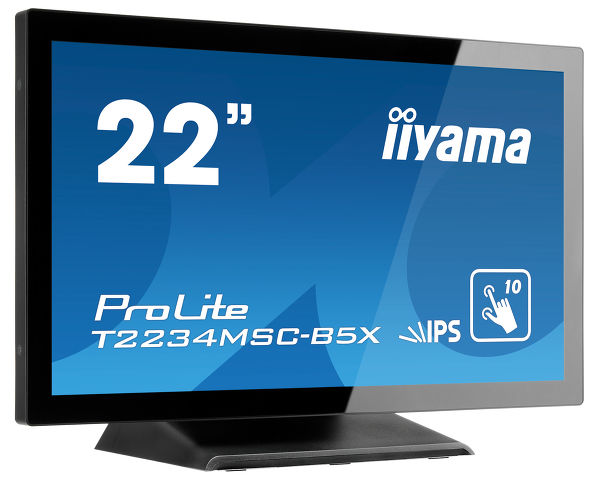 ProLite T2234MSC-B5X - 22" PCAP 10pt touch screen featuring IPS technology