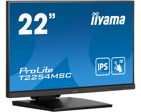 ProLite T2254MSC-B1AG - 21.5” (54.6 cm) P-CAP 10-Punkt Touchscreen-Monitor mit IPS-Panel-Technologie und Anti-Glare-Beschichtung
