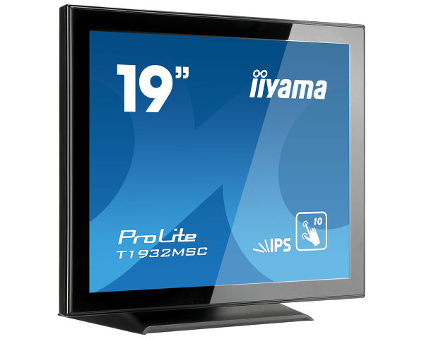 ProLite T1932MSC-B5X - 19’’ Projective Capacitive 10pt touch monitor featuring IPS panel 