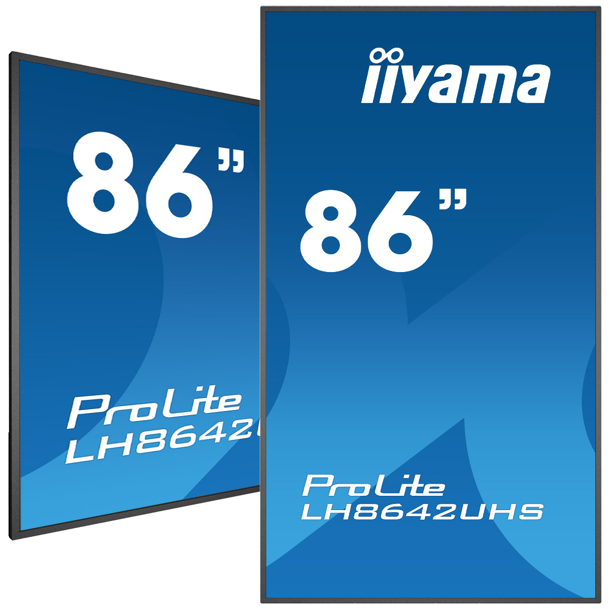 Iiyama Prolite Lh8642uhs B1 Professionalnyj 86 Dyujmovyj Digital Signage Displej Portretnoj Landshaftnoj Orientacii So Vremenem Raboty 18 7 Razresheniem 4k Uhd I Slotom Intel Sdm